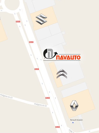 Mapa de localización de NAVAUTO, Navarra de Automoción, S.L.