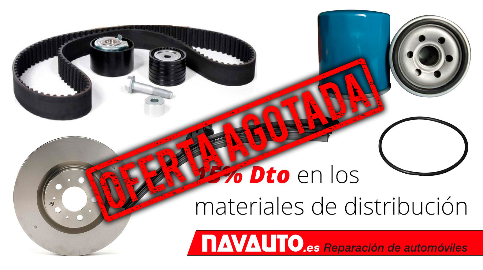 15% de descuento en los materiales de distribución