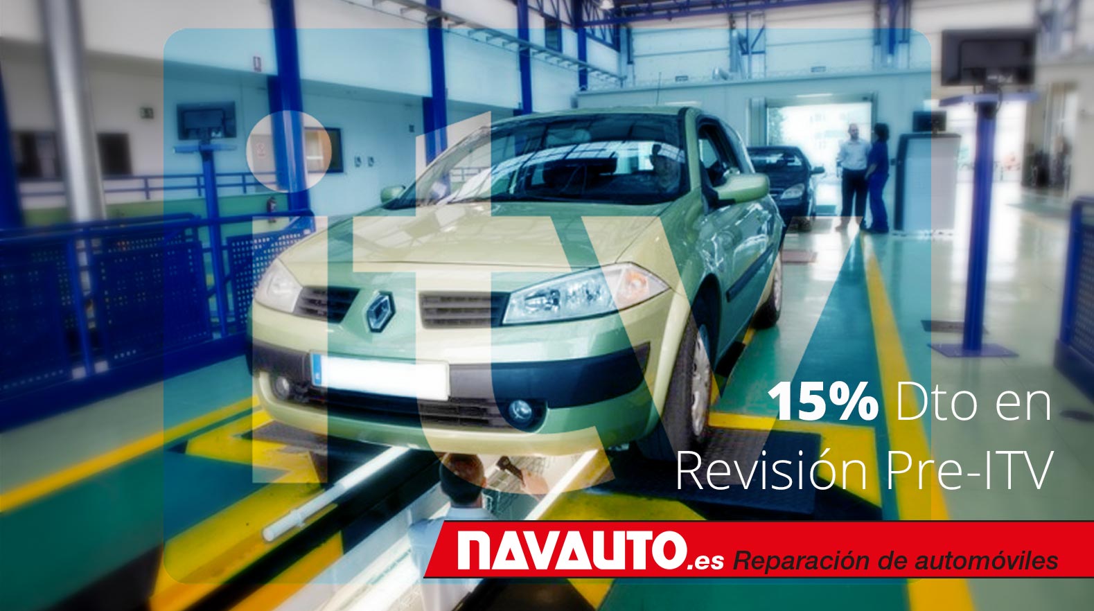 15% de descuento en Revisiones Pre-ITV
